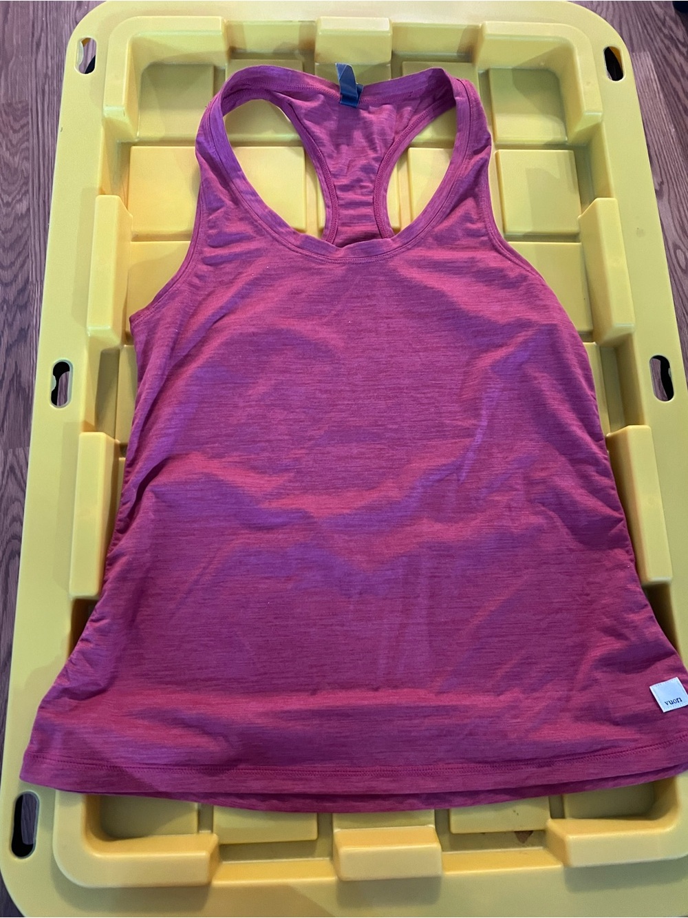 Vuori Pink Racerback Performance Tank